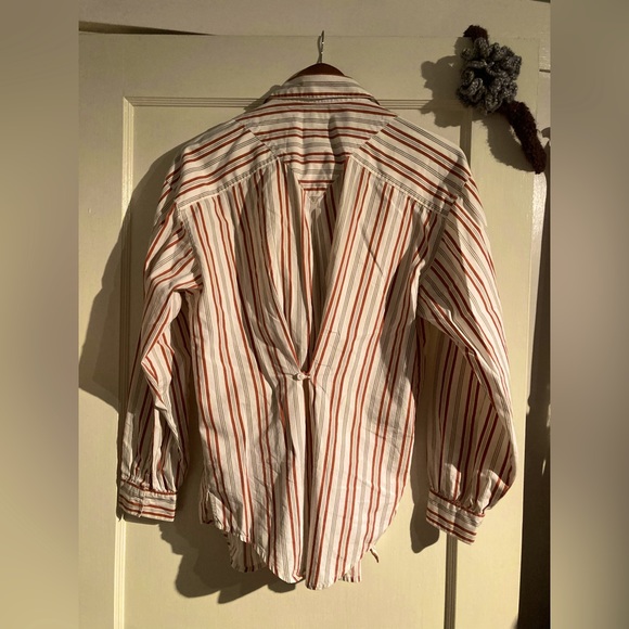 Rust Striped Lee Button-up - Picture 2 of 3